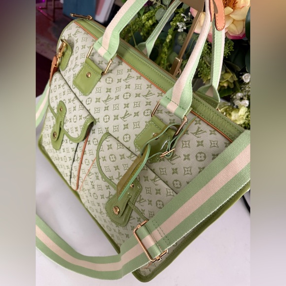 Louis Vuitton Sac Mary Kate 48H Green Monogram Line Large Tote Bag - Picture 2 of 15